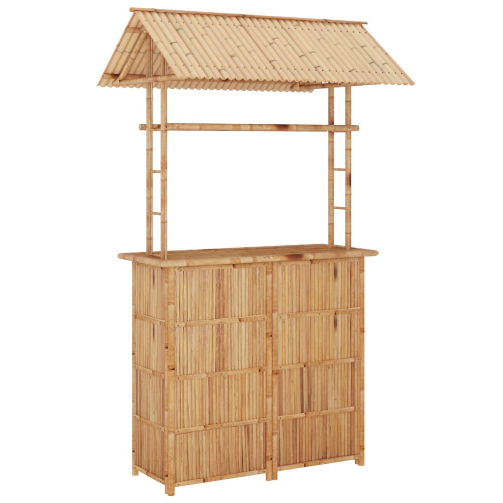 vidaXL 3-tlg. Bar-Set Bambus