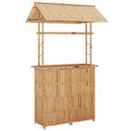 vidaXL 3-tlg. Bar-Set Bambus