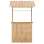 vidaXL 3-tlg. Bar-Set Bambus