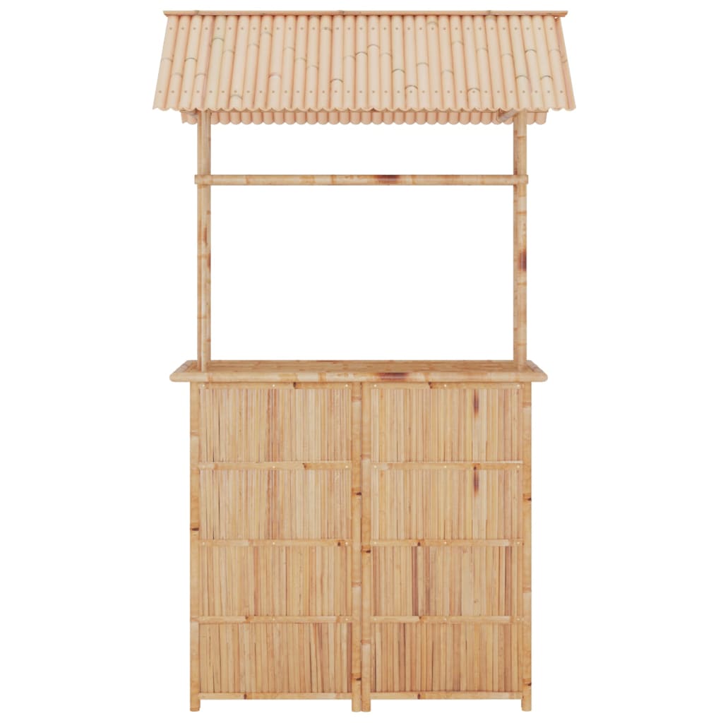 vidaXL 3-tlg. Bar-Set Bambus