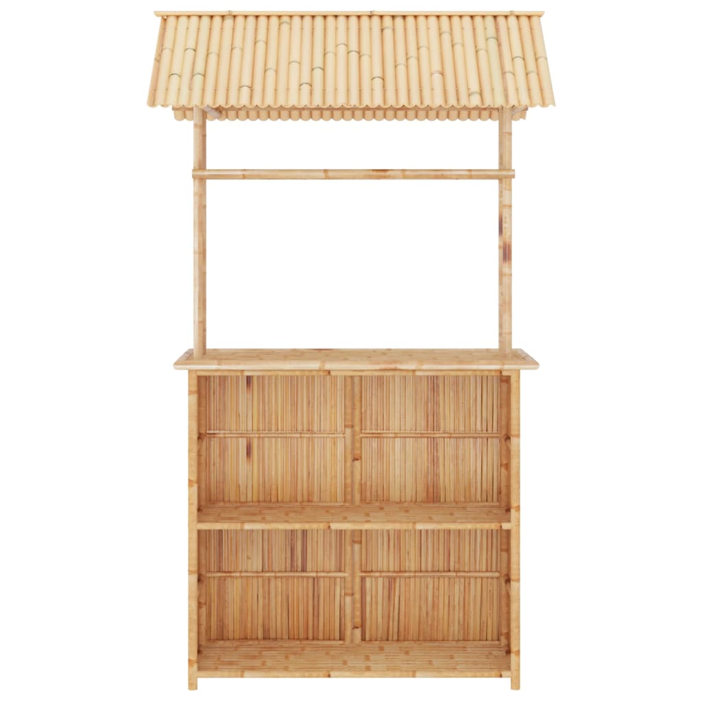 vidaXL 3-tlg. Bar-Set Bambus