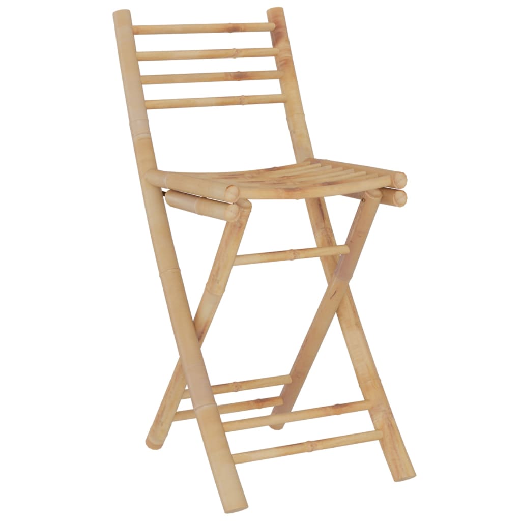 vidaXL 3-tlg. Bar-Set Bambus