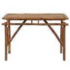 vidaXL Gartentisch Klappbar 115x50x75 cm Bambus