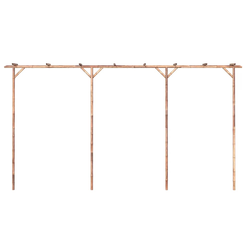 vidaXL Pergola Bambus 385x40x205 cm
