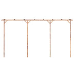 vidaXL Pergola Bambus 385x40x205 cm