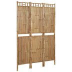 vidaXL 3-tlg. Raumteiler Bambus 120x180 cm