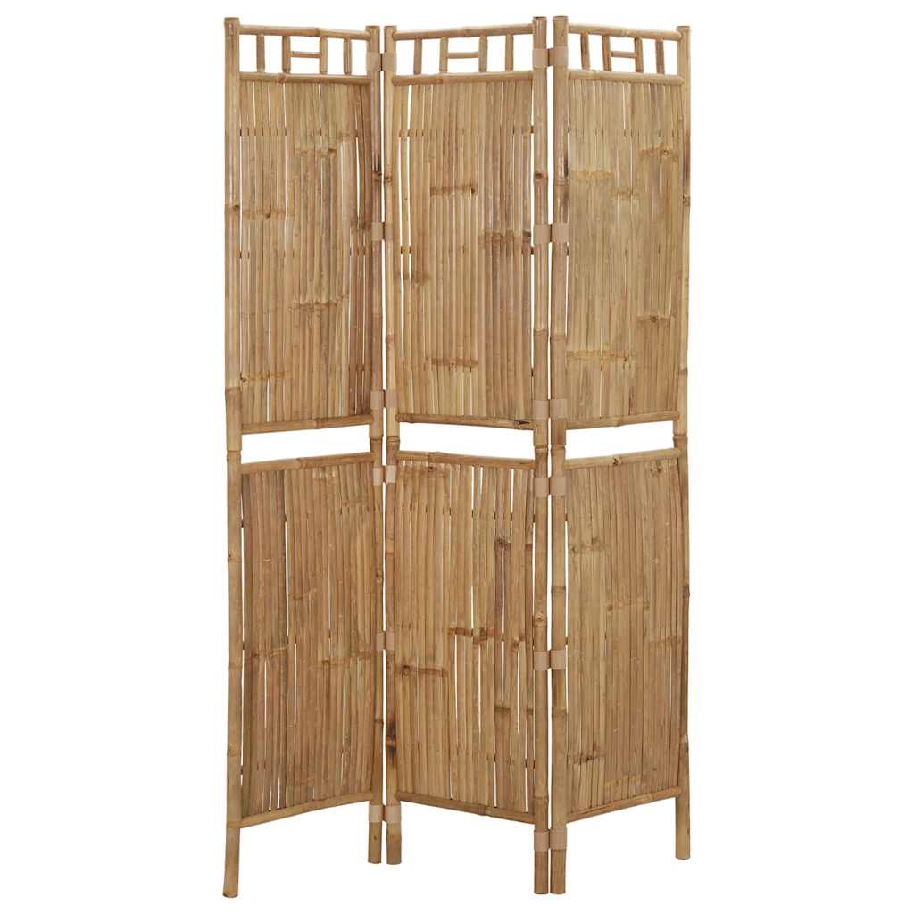 vidaXL 3-tlg. Raumteiler Bambus 120x180 cm