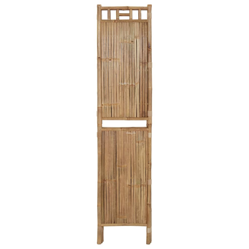 vidaXL 4-tlg. Raumteiler Bambus 160x180 cm