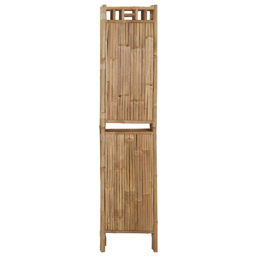 vidaXL 5-tlg. Raumteiler Bambus 200x180 cm