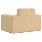 vidaXL Kindersofa Creme Weich Plüsch