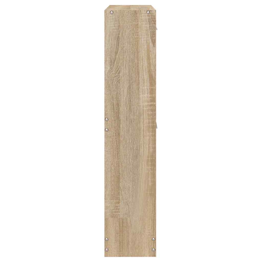 vidaXL Schuhschrank Eiche 59 x 17 x 81 cm Holzwerkstoff