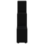vidaXL Treppenregal Schwarz 107 cm Holzwerkstoff
