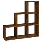 vidaXL Treppenregal Räuchereiche 107 cm Holzwerkstoff