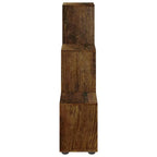 vidaXL Treppenregal Räuchereiche 107 cm Holzwerkstoff