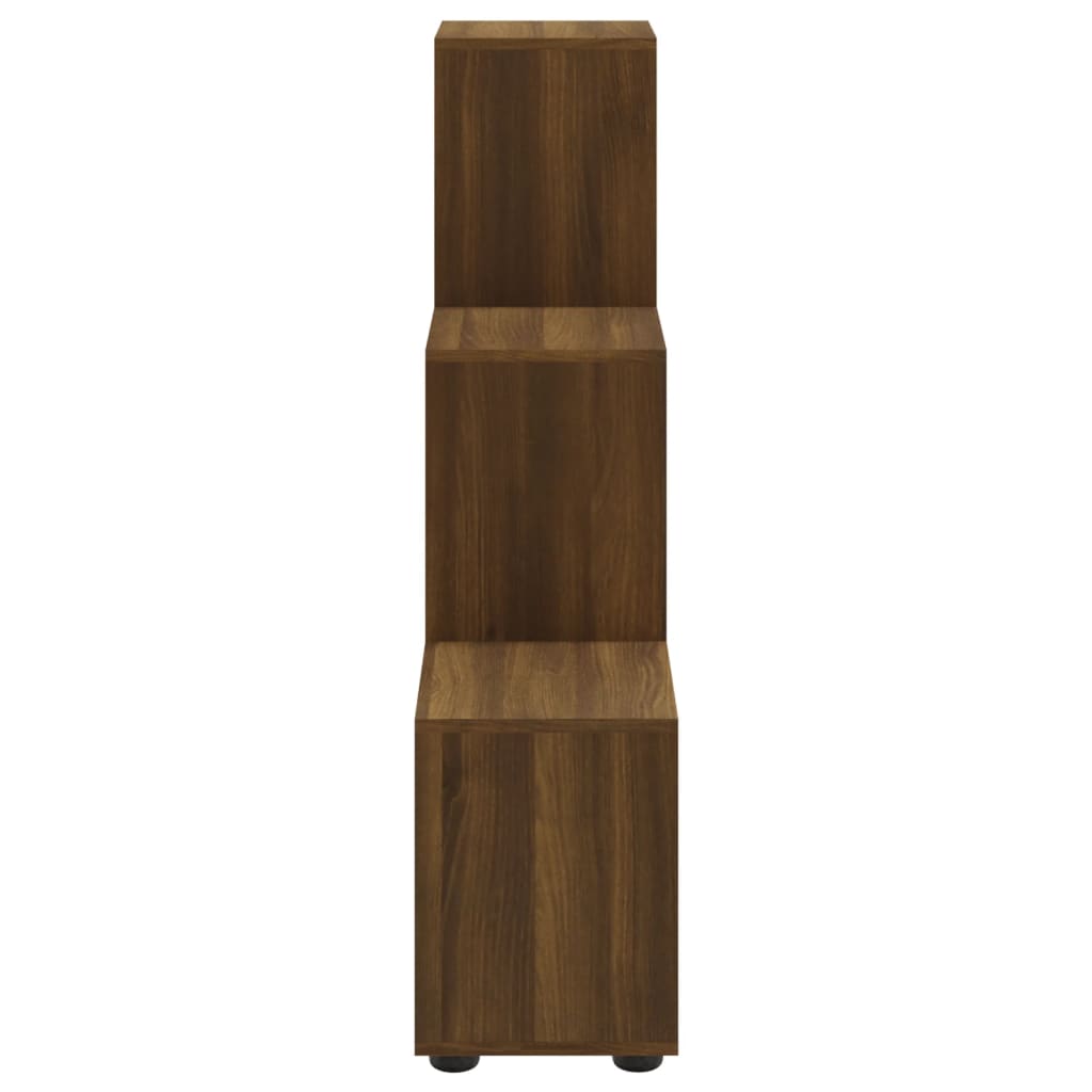 vidaXL Treppenregal Braun Eichen-Optik 107 cm Holzwerkstoff