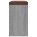vidaXL Schuhbank Grau Sonoma 103x30x48 cm Holzwerkstoff