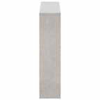 vidaXL Schuhschrank mit Spiegel 2 Fächer Betongrau 63x17x67 cm