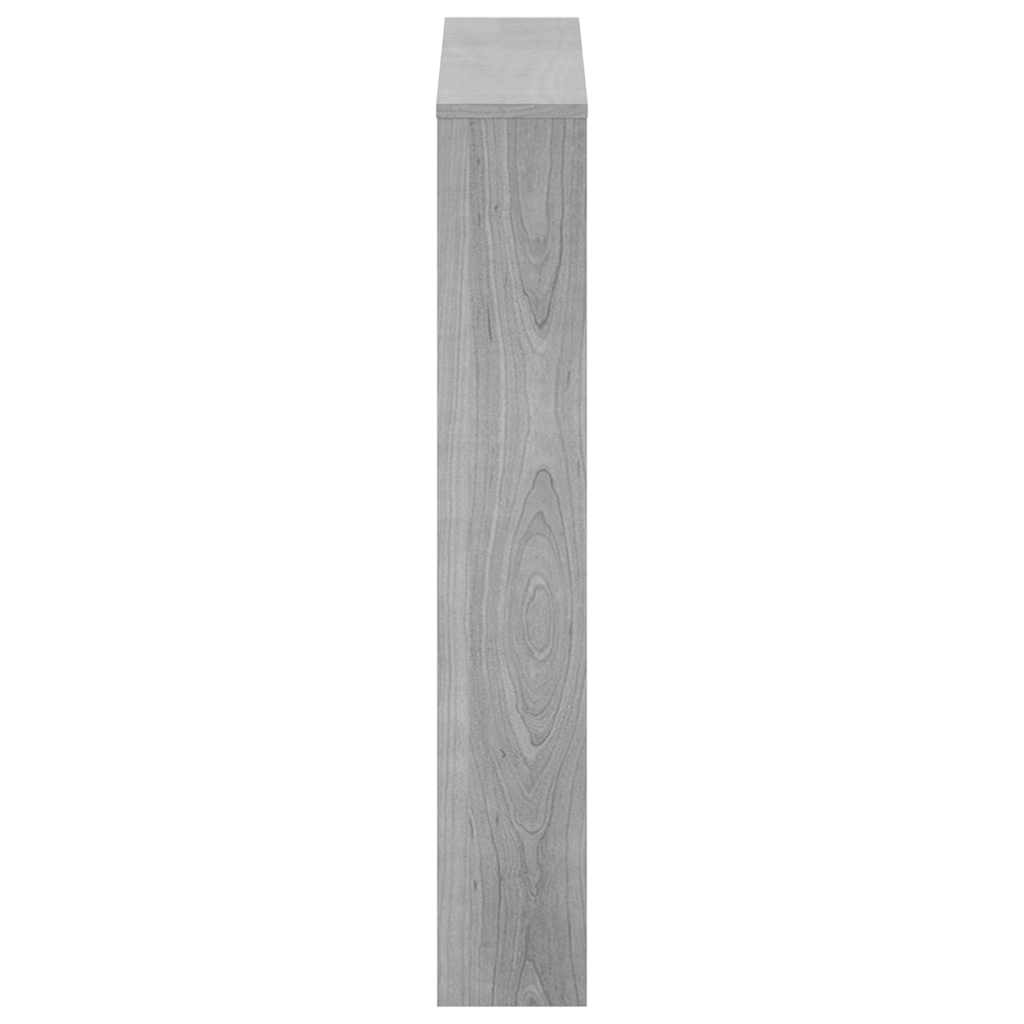 vidaXL Schuhschrank mit Spiegel 3 Fächer Grau Sonoma 63x17x102,5 cm