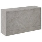 vidaXL Schuhbank Betongrau 80x24x45 cm Holzwerkstoff