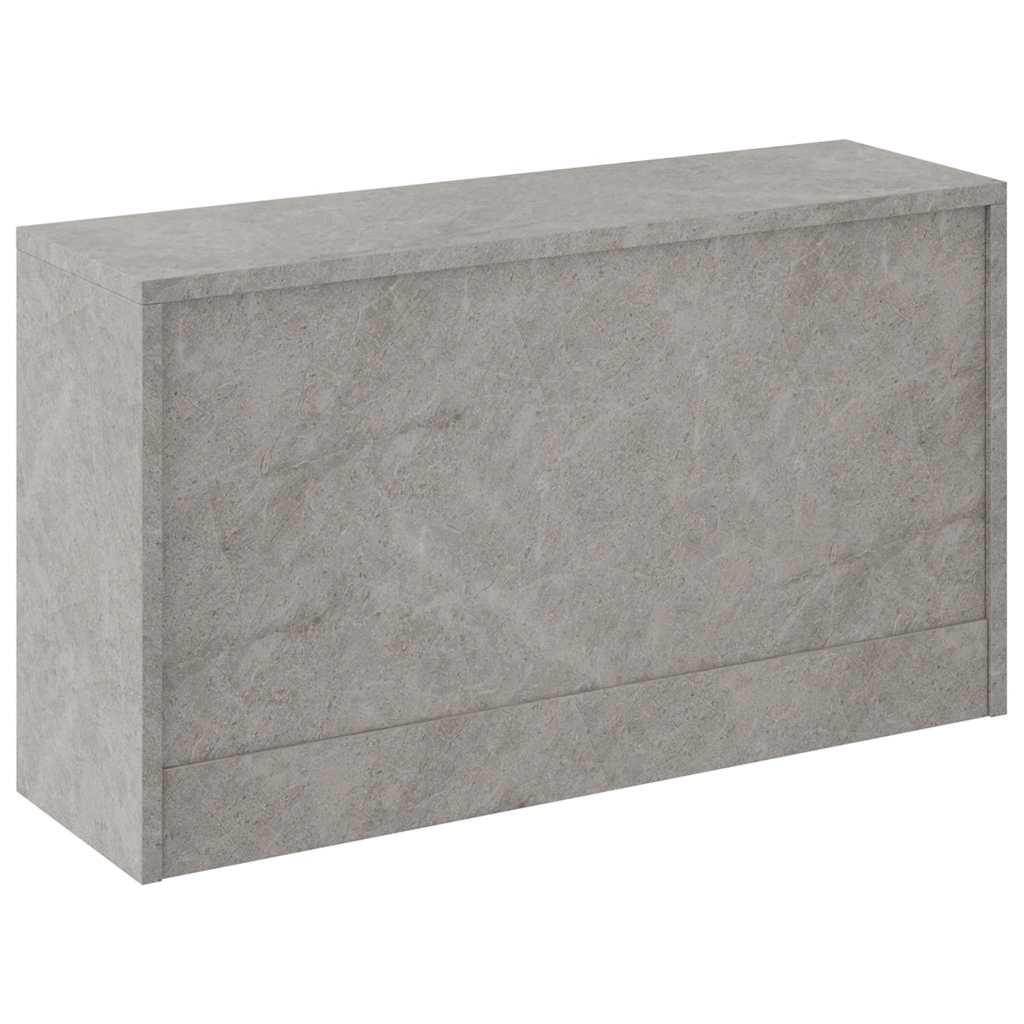 vidaXL Schuhbank Betongrau 80x24x45 cm Holzwerkstoff