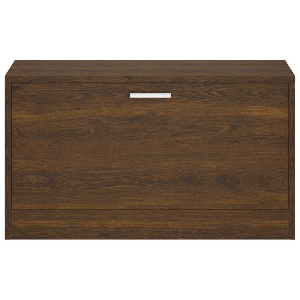 vidaXL Schuhbank Braun Eichen-Optik 80x24x45 cm Holzwerkstoff