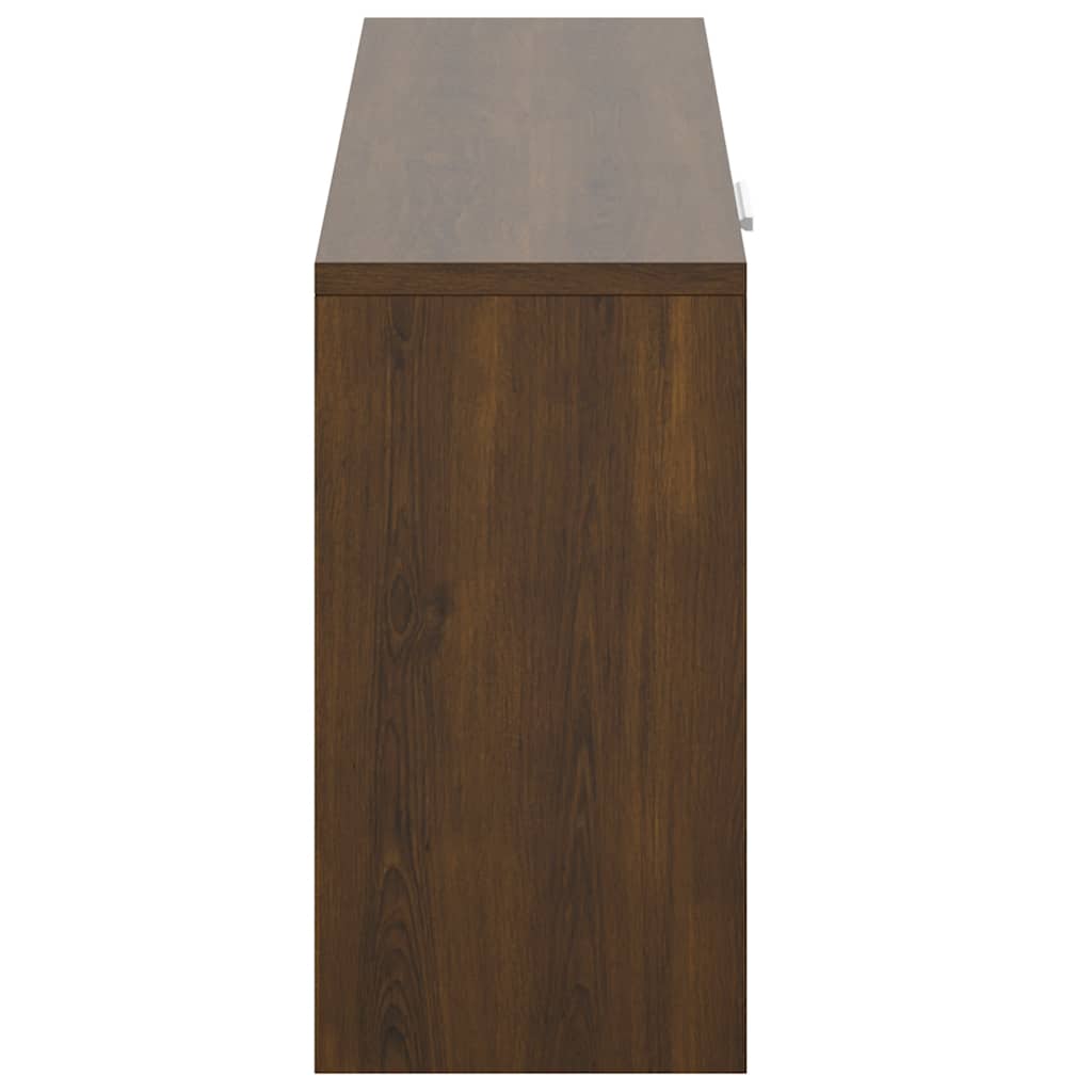 vidaXL Schuhbank Braun Eichen-Optik 80x24x45 cm Holzwerkstoff