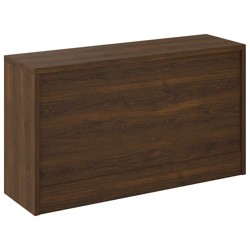 vidaXL Schuhbank Braun Eichen-Optik 80x24x45 cm Holzwerkstoff