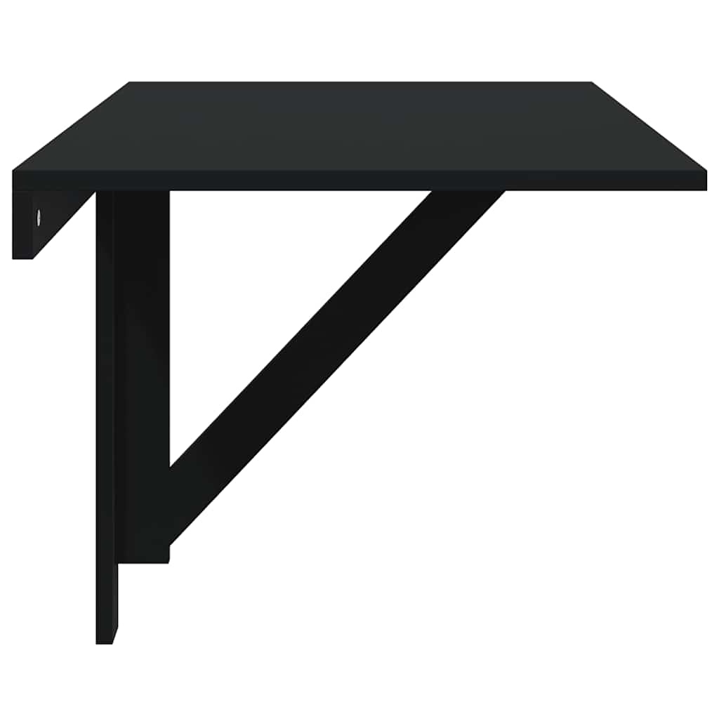 vidaXL Wand-Klapptisch Schwarz 100x60x56 cm Holzwerkstoff