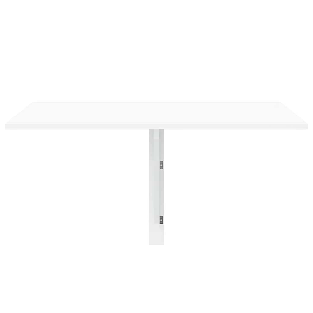 vidaXL Wand-Klapptisch Hochglanz-Weiß 100x60x56 cm Holzwerkstoff