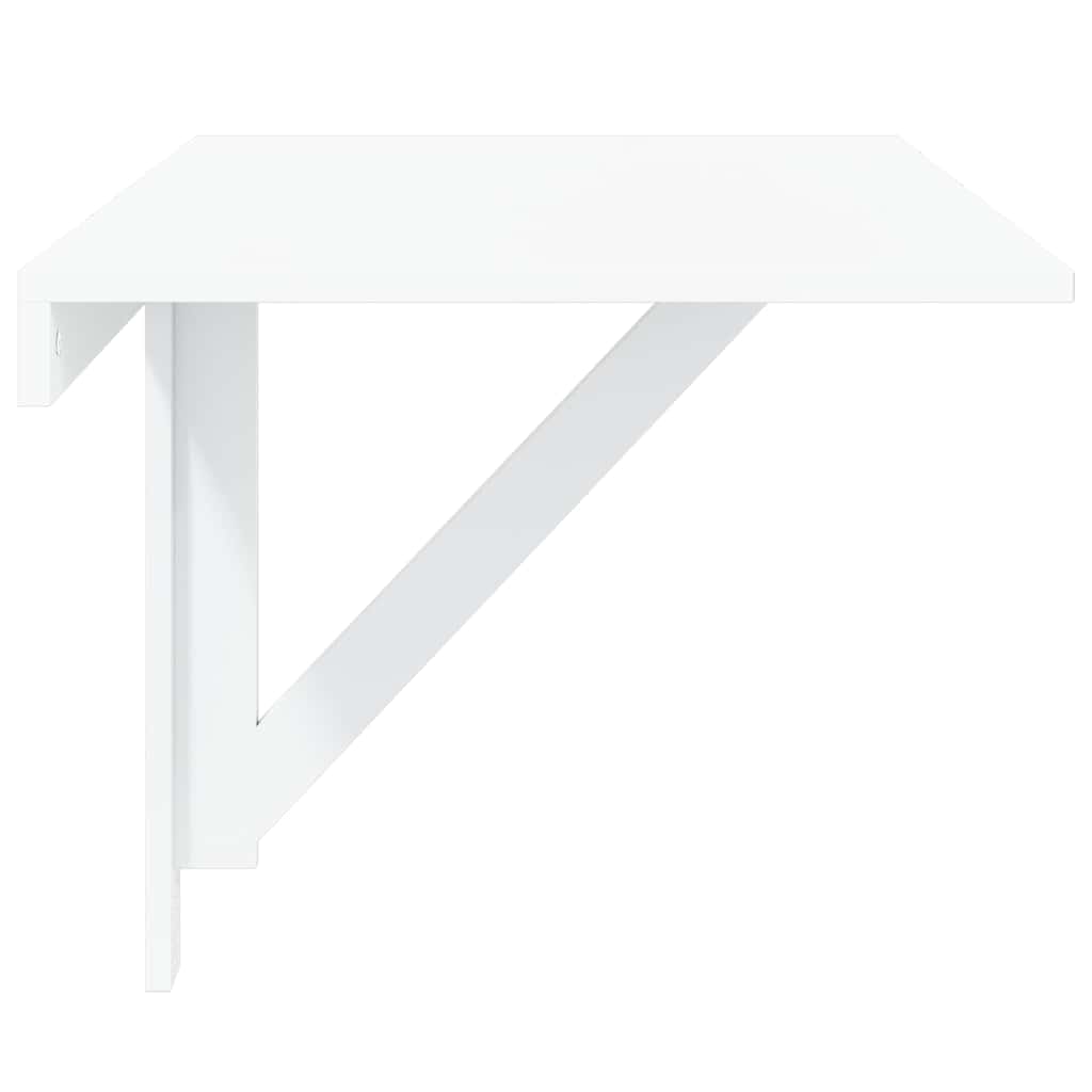 vidaXL Wand-Klapptisch Hochglanz-Weiß 100x60x56 cm Holzwerkstoff