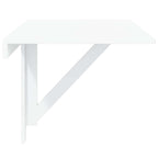 vidaXL Wand-Klapptisch Hochglanz-Weiß 100x60x56 cm Holzwerkstoff