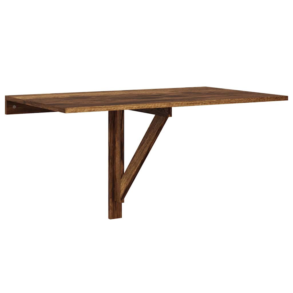 vidaXL Wand-Klapptisch Räuchereiche 100x60x56 cm Holzwerkstoff