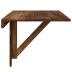 vidaXL Wand-Klapptisch Räuchereiche 100x60x56 cm Holzwerkstoff