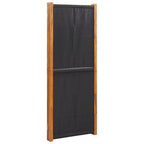 vidaXL 3-tlg. Raumteiler Schwarz 210x180 cm