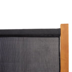 vidaXL 5-tlg. Raumteiler Schwarz 350x180 cm