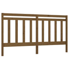 vidaXL Bett-Kopfteil Honigbraun 206x4x100 cm Massivholz Kiefer