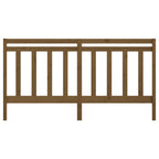 vidaXL Bett-Kopfteil Honigbraun 206x4x100 cm Massivholz Kiefer