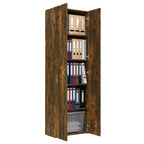 vidaXL Büroschrank Räuchereiche 60x32x190 cm Holzwerkstoff