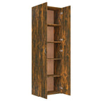vidaXL Büroschrank Räuchereiche 60x32x190 cm Holzwerkstoff