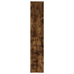 vidaXL Schuhregal Räuchereiche 54x34x183 cm Holzwerkstoff