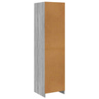 vidaXL Kleiderschrank mit Schubladen Grau Sonoma 50x50x200 cm