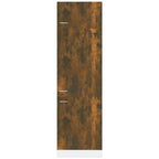vidaXL Kühlumbauschrank Lyon Räuchereiche 60x57x207 cm Holzwerkstoff