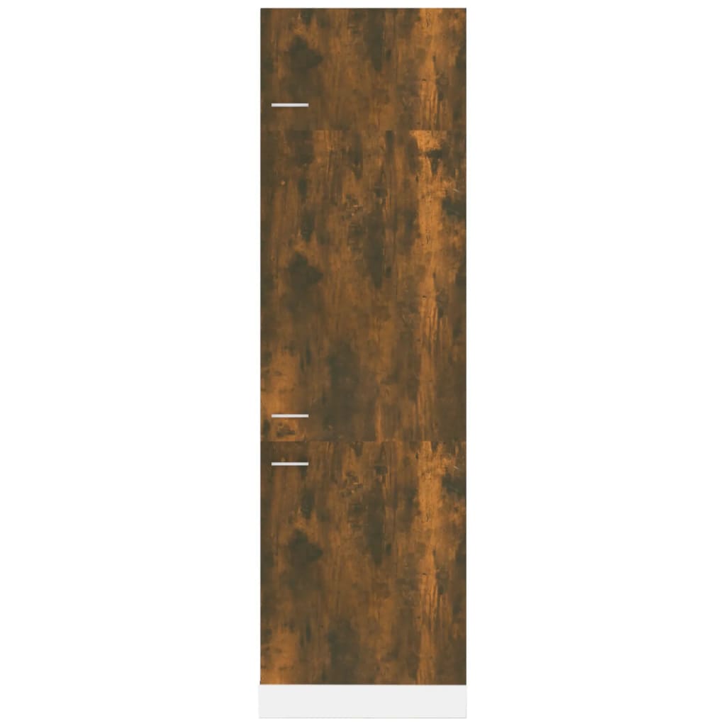 vidaXL Kühlumbauschrank Lyon Räuchereiche 60x57x207 cm Holzwerkstoff