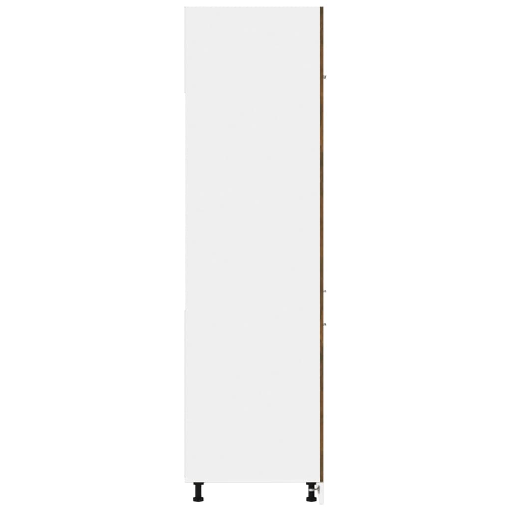 vidaXL Kühlumbauschrank Lyon Räuchereiche 60x57x207 cm Holzwerkstoff