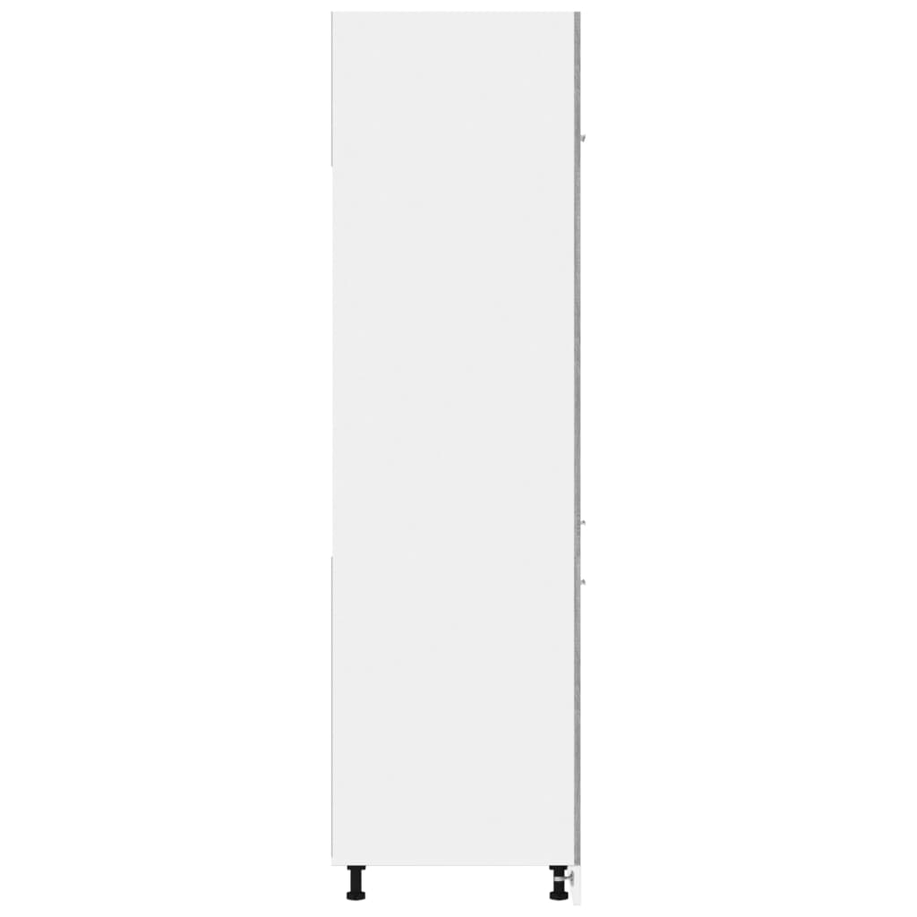 vidaXL Kühlumbauschrank Lyon Grau Sonoma 60x57x207 cm Holzwerkstoff