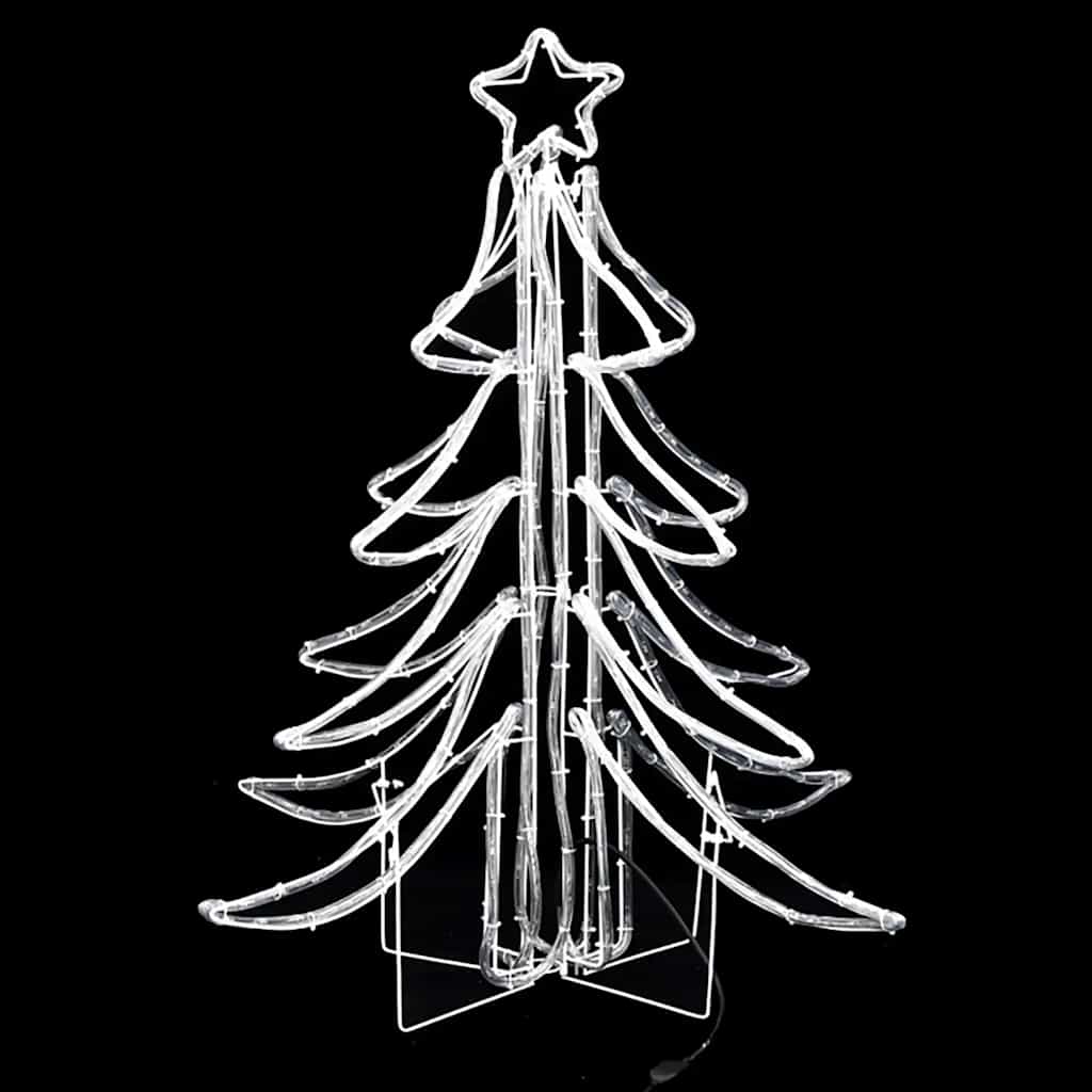 vidaXL LED-Weihnachtsbaum Klappbar Warmweiß 87x87x93 cm