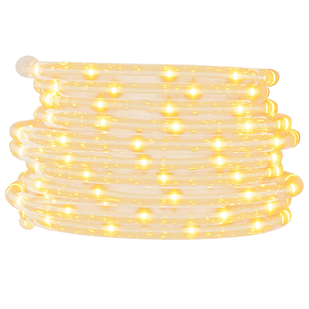 vidaXL Lichtschlauch 240 LEDs Warmweiß 10 m PVC