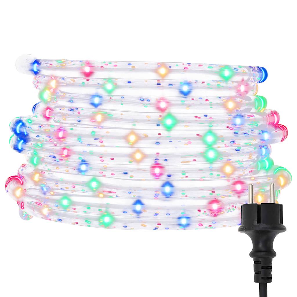 vidaXL Lichtschlauch 120 LEDs Mehrfarbig 5 m PVC