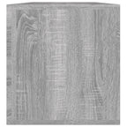 vidaXL Schallplatten-Box Grau Sonoma 71x34x36cm Holzwerkstoff
