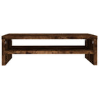 vidaXL Monitorständer Räuchereiche 42x24x13 cm Holzwerkstoff